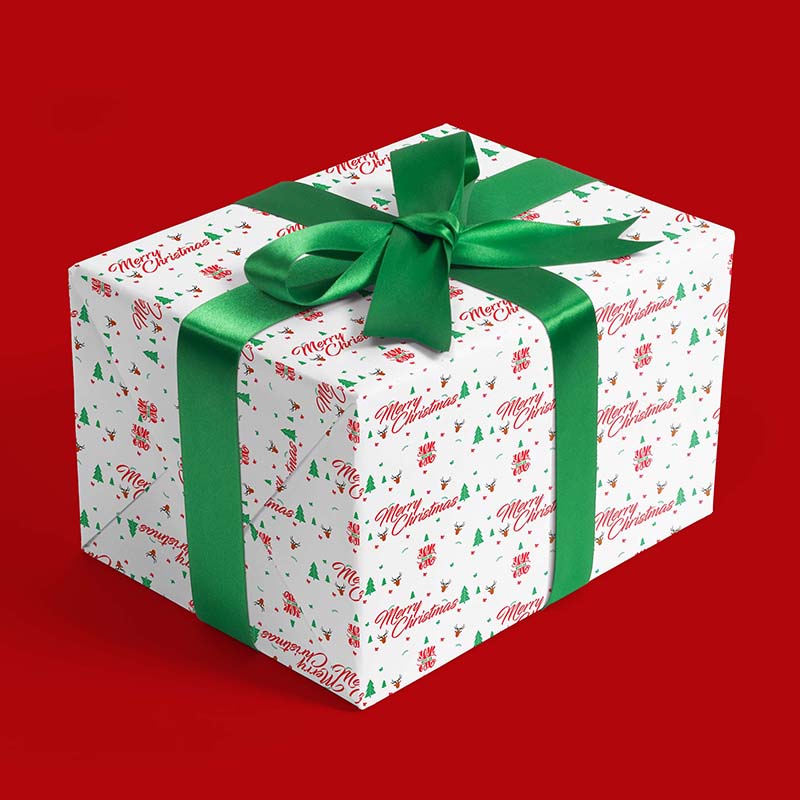 Christmas-wrapping-paper-present-2 custom print Christmas gift wrapping paper