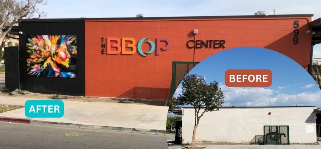 BBOP Center exterior beautification