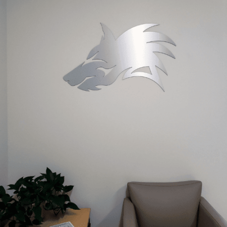 Brushed Silver ACM Logo